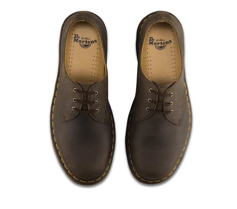 Dark Brown Crazy Horse Dr.Martens NZ 1461 Crazy Horse