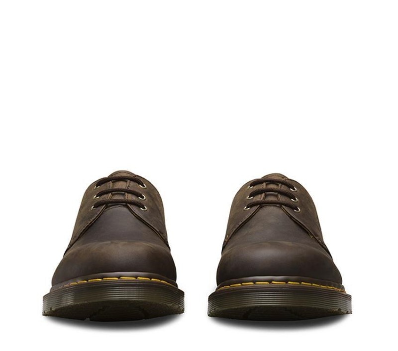Dark Brown Crazy Horse Dr.Martens NZ 1461 Crazy Horse