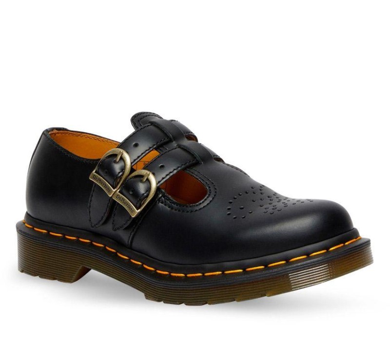 Black Smooth 8065 Mary Jane Dr.Martens NZ