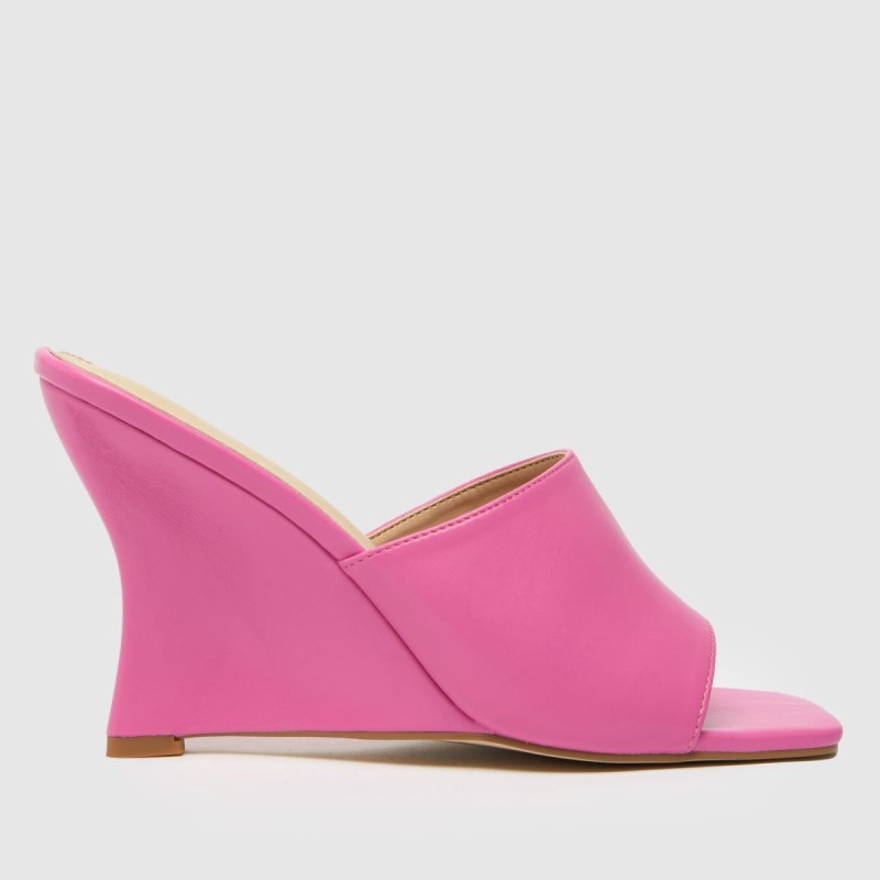 Dr.Martens NZ Schuh Samira Wedge Mule High Heels Pink