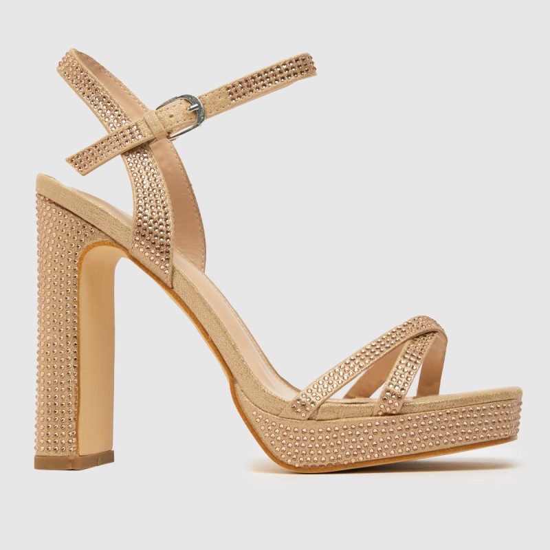 Gold Schuh Saffron Embellished Platform High Heels Dr.Martens NZ