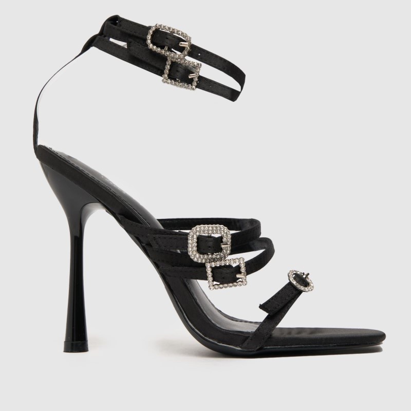 Simmi Beach Strappy Stilleto High Heels Black Dr.Martens NZ