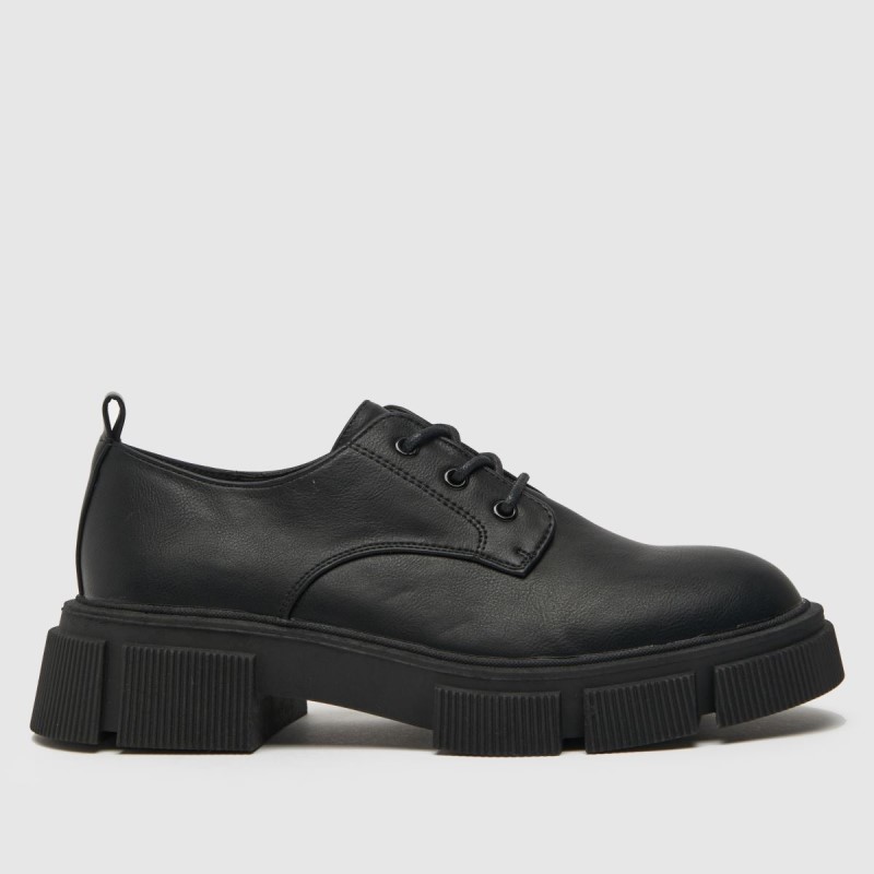 Dr.Martens NZ Schuh Lancey Chunky Lace Up Flat Shoes Black
