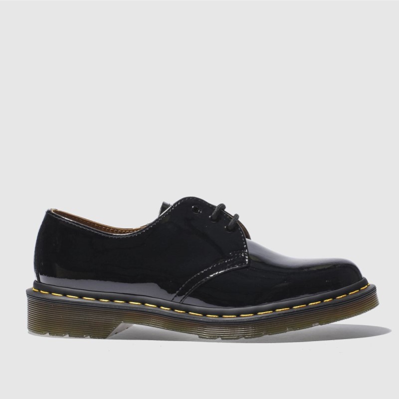 Black Dr Martens 1461 Flat Shoes Dr.Martens NZ