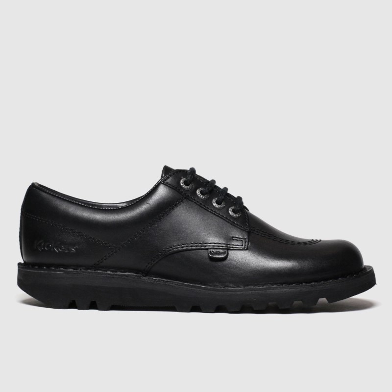 Black Dr.Martens NZ Kickers Kick Lo Mono Flat Shoes