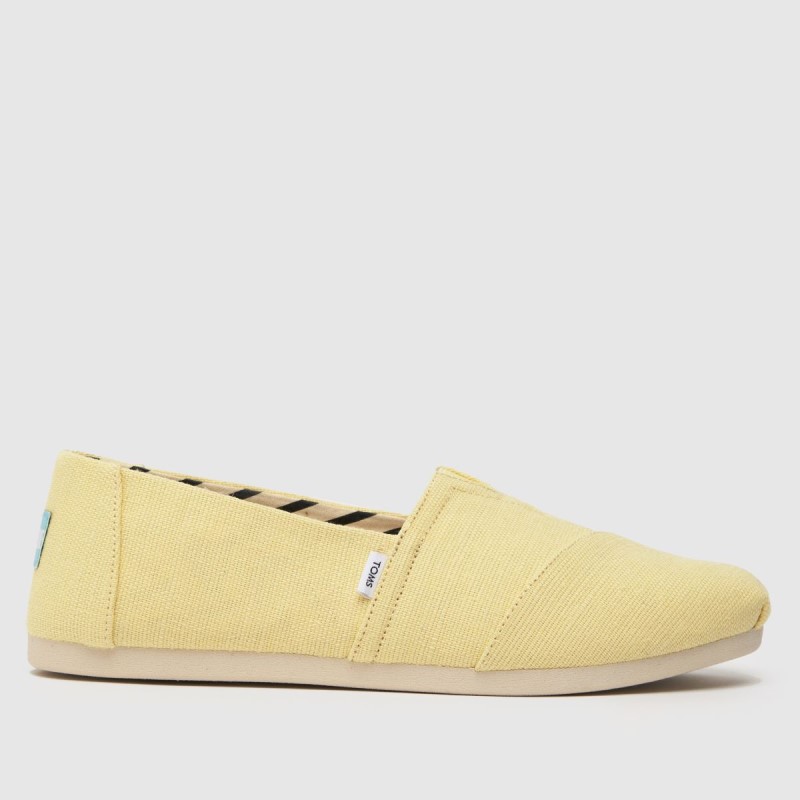 Toms Alpargata Vegan Flat Shoes Yellow Dr.Martens NZ