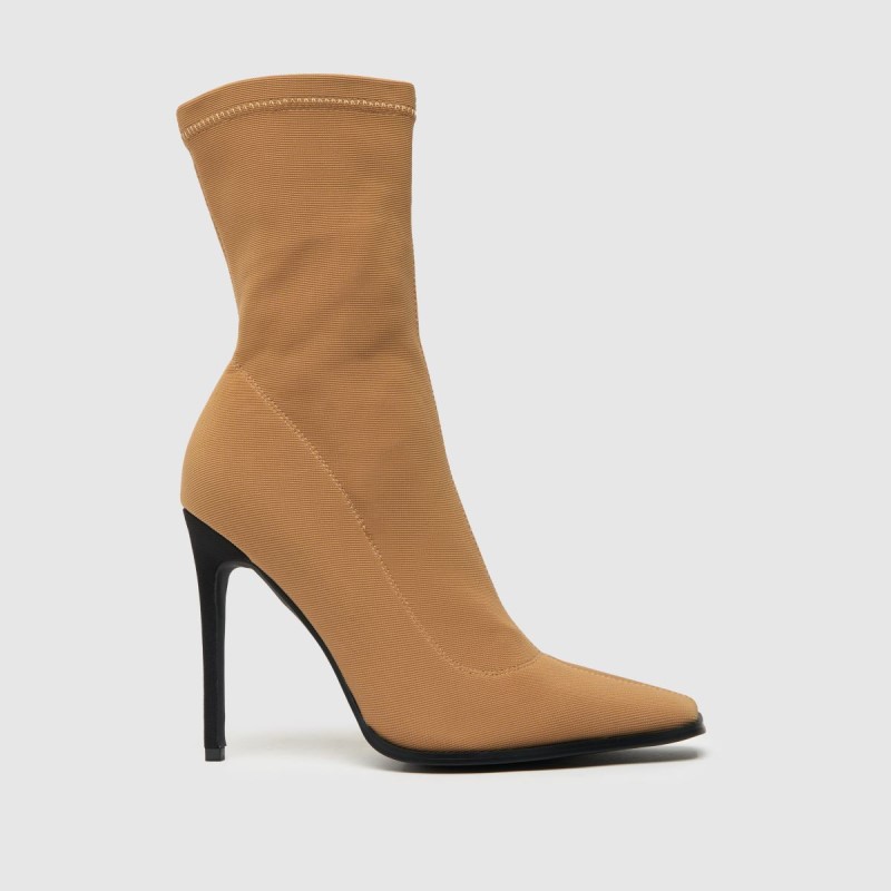 Beige Simmi Benecia Stilleto Boots Dr.Martens NZ