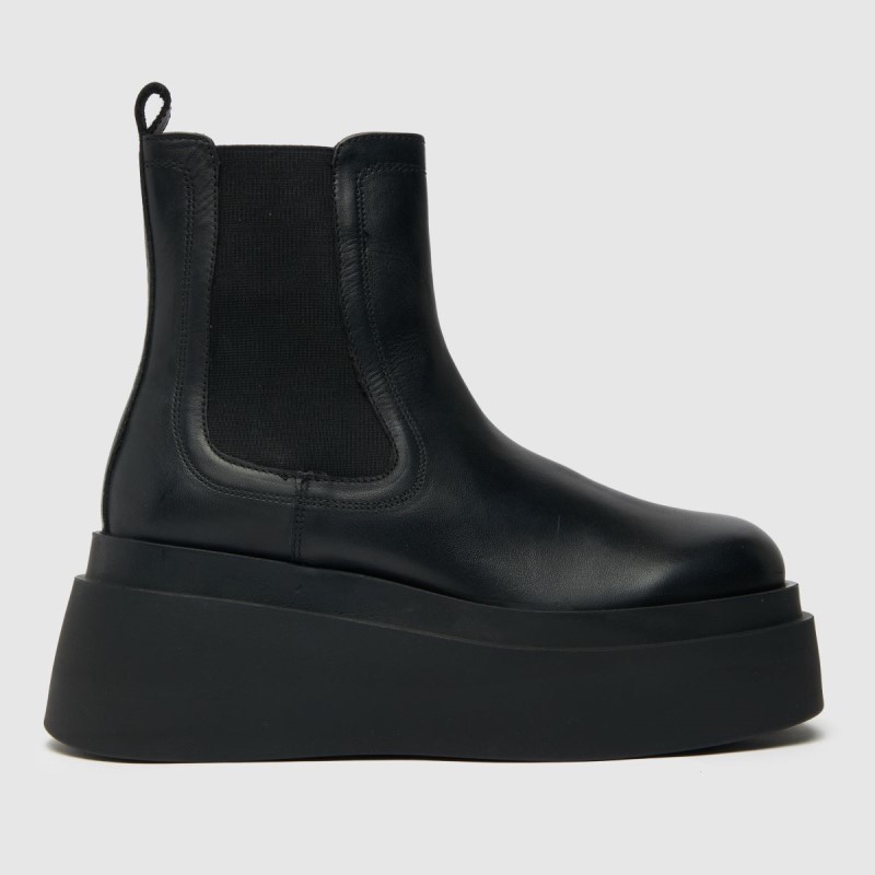 Dr.Martens NZ Black Schuh Ariel Chelsea Wedge Boots
