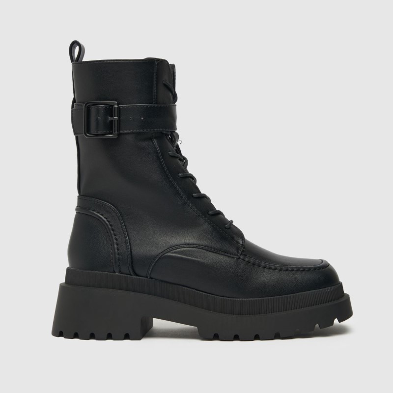 Dr.Martens NZ Schuh Aaliyah High Cut Buckle Boots Black