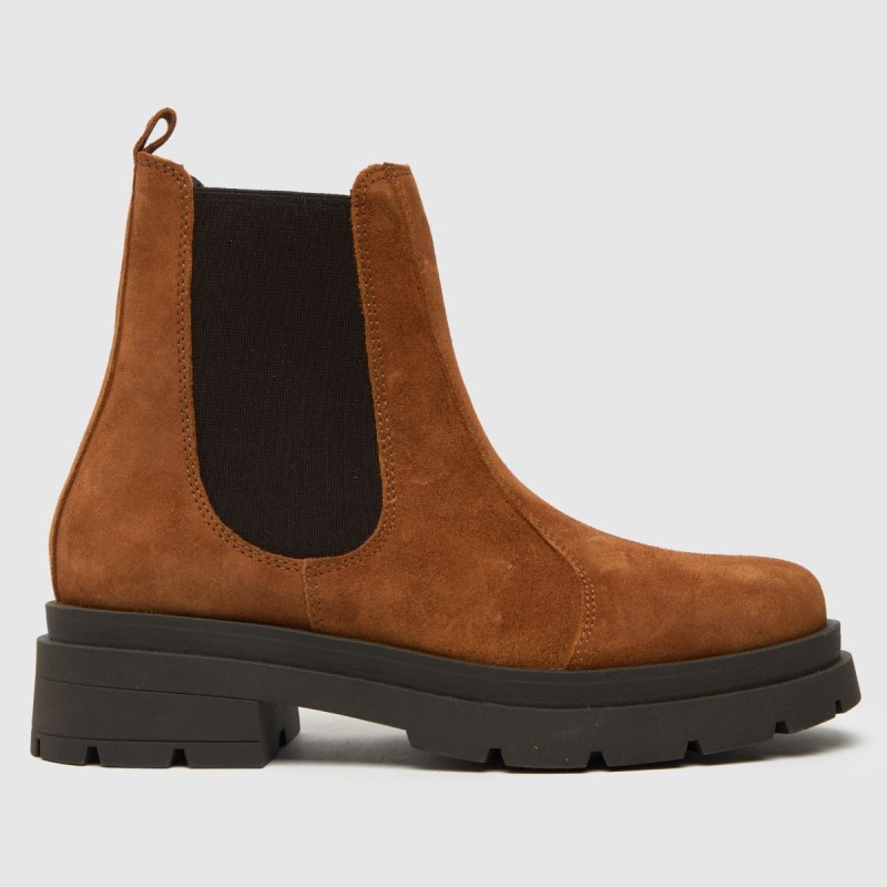 Tan Dr.Martens NZ Schuh Ace Suede Chelsea Boots