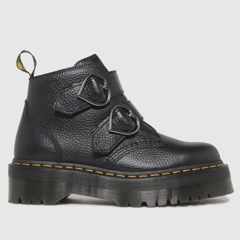 Black Dr.Martens NZ Dr Martens Devon Heart Boots