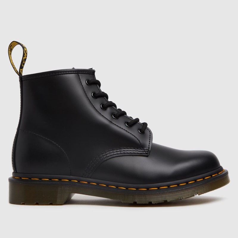 Dr.Martens NZ Black Dr Martens 101 6 Eye Boots