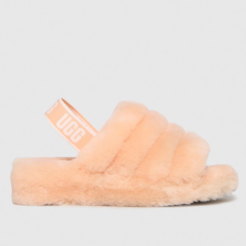 Ugg Fluff Yeah Slide Slippers Peach Dr.Martens NZ