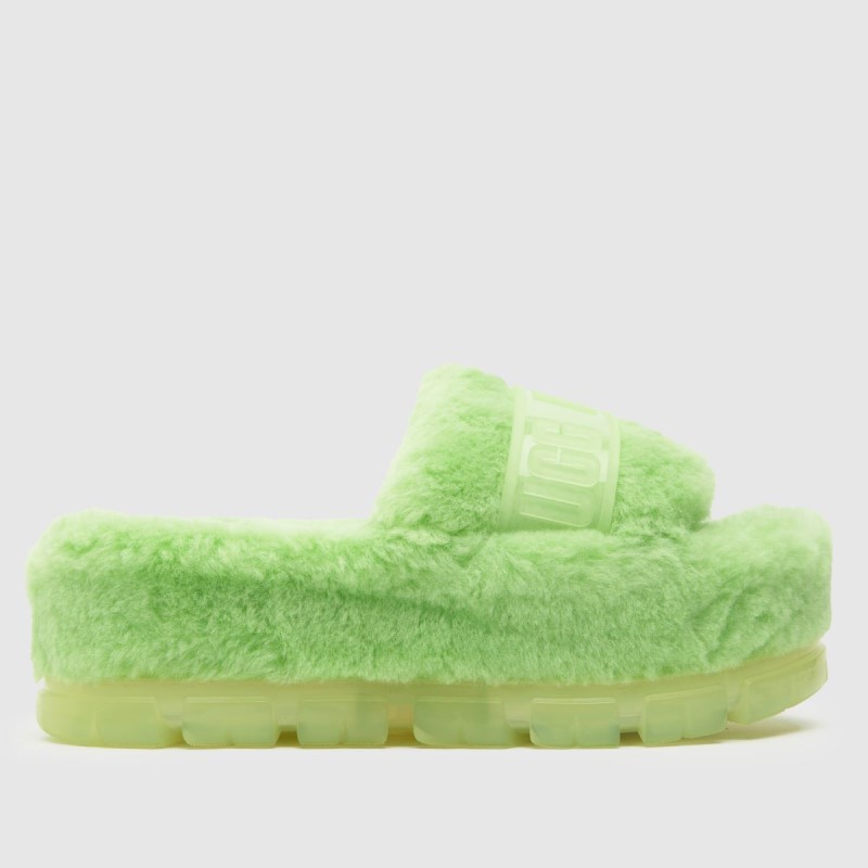 Ugg Fluffita Clear Slippers Dr.Martens NZ Lime