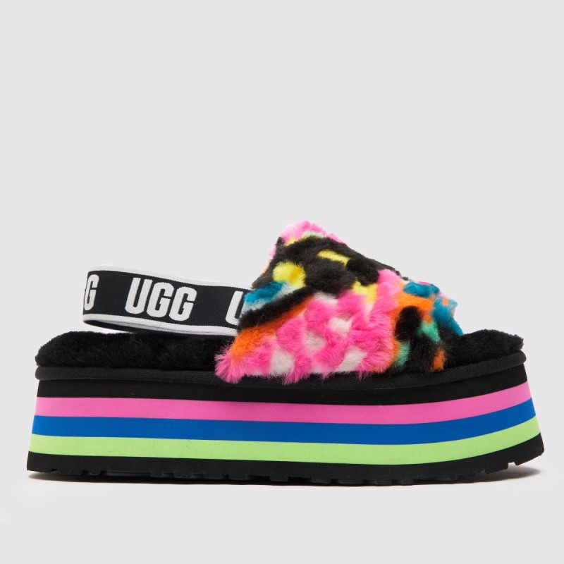 Multi Ugg Disco Checks Slippers Dr.Martens NZ