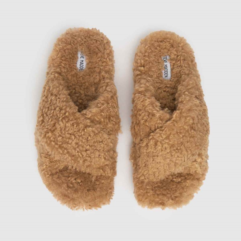 Dr.Martens NZ Tan Steve Madden Pillow Slippers