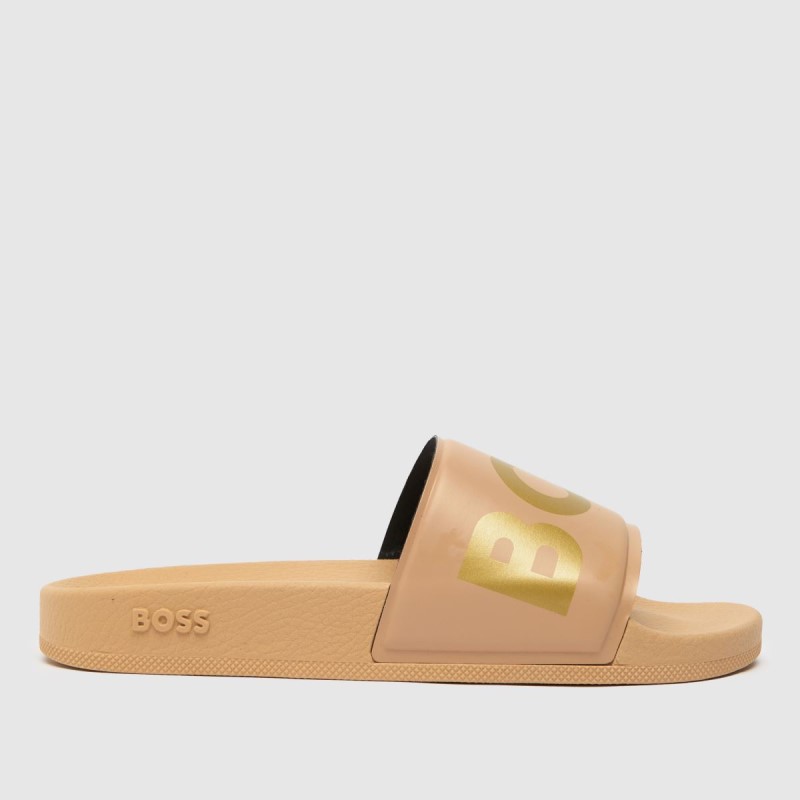 Boss Sean Slide Sandals Gold Dr.Martens NZ