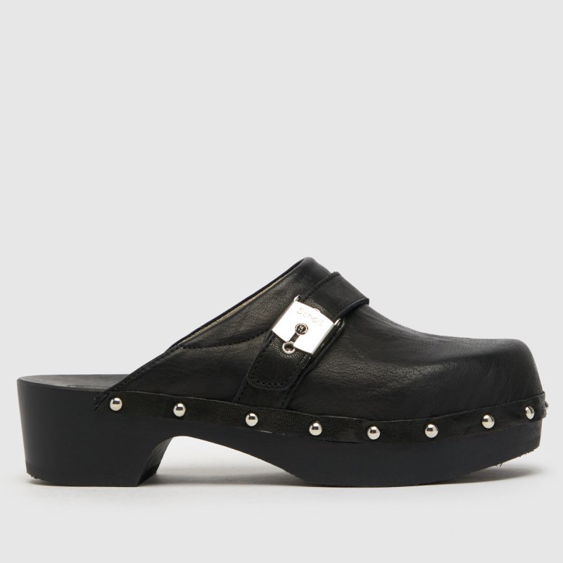 Black Dr.Martens NZ Scholl Pescura Clog Sandals