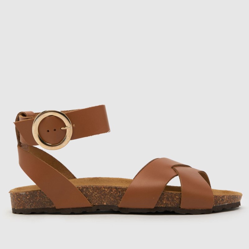 Schuh Tokyo Footbed Sandals Tan Dr.Martens NZ