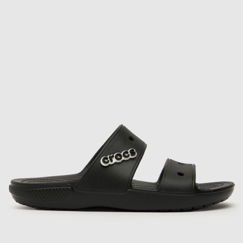 Black Dr.Martens NZ Crocs Classic 2 Strap Sandals