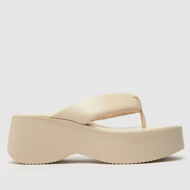 Schuh Tillie Flatform Sandals Dr.Martens NZ Natural