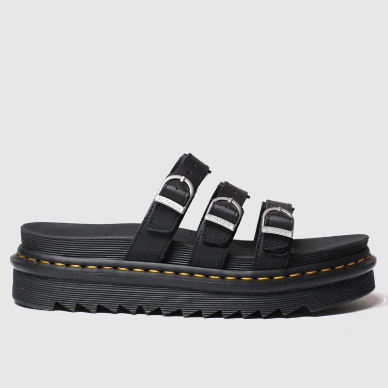 Dr Martens Blaire Slide Sandals Dr.Martens NZ Black