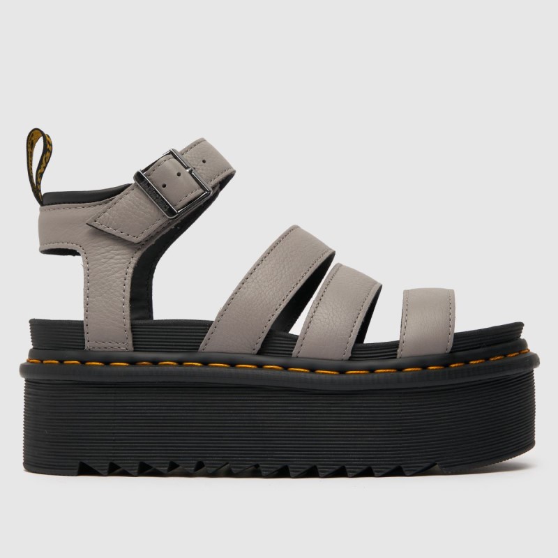 Grey Dr.Martens NZ Dr Martens Blaire Quad Sandals