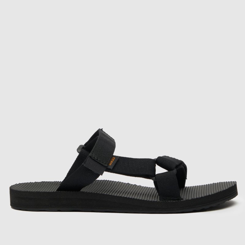 Black Teva Universal Slide Vegan Sandals Dr.Martens NZ