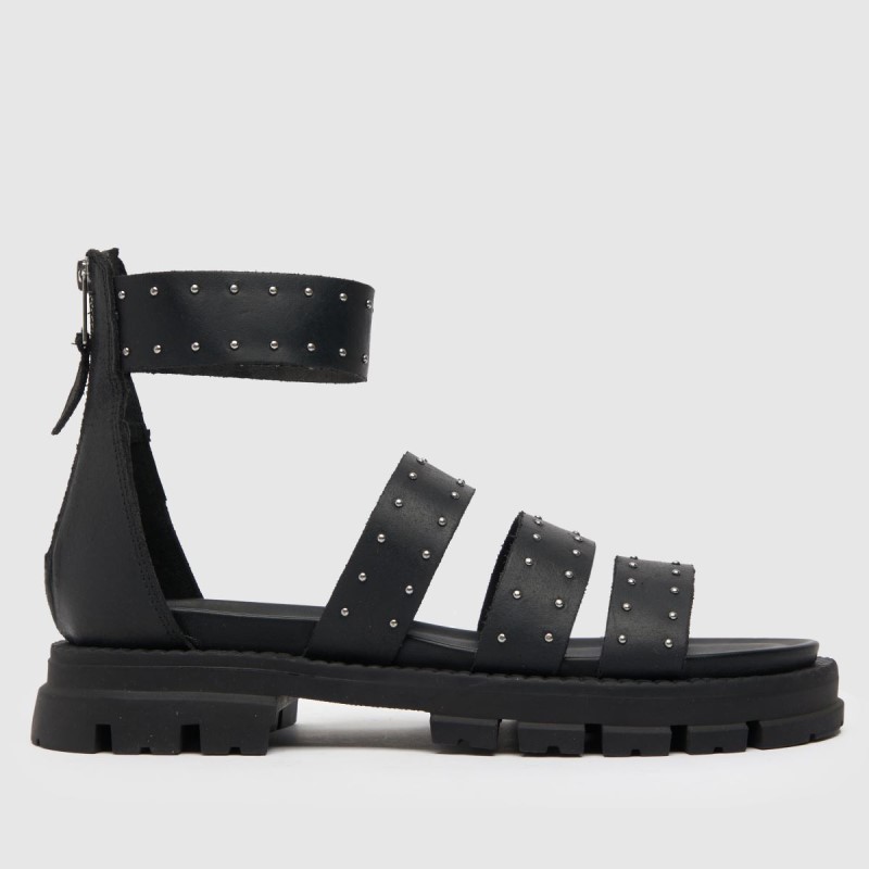 Dr.Martens NZ Black Schuh Tyler Chunky Studded Sandals