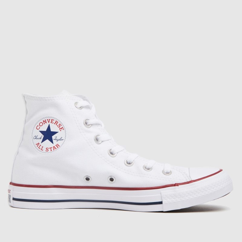 White Dr.Martens NZ Converse All Star Hi Trainers