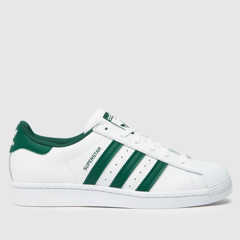 Dr.Martens NZ White-Green Adidas Superstar Trainers