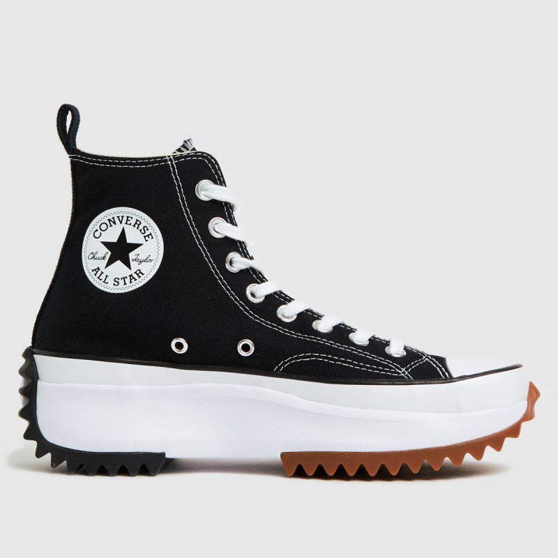 Black-White Dr.Martens NZ Converse Run Star Hike Hi Trainers