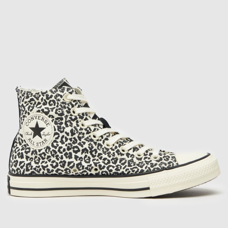 Converse All Star Animalier Trainers White-Black Dr.Martens NZ