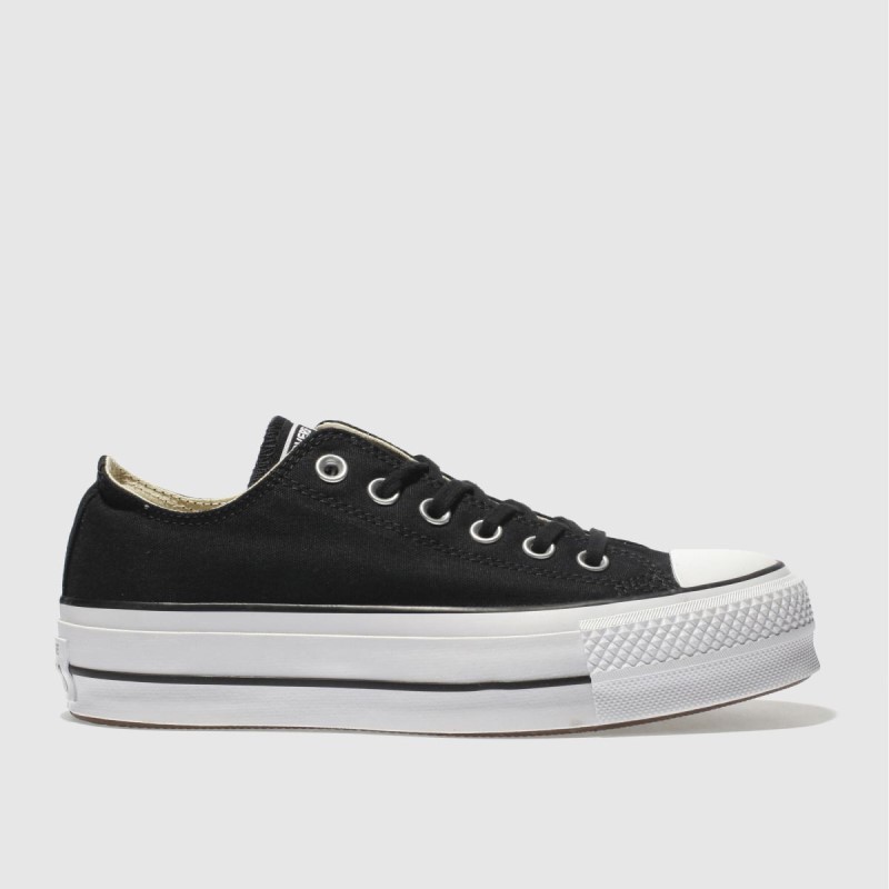 Black-White Converse Ox Lift Platform Trainers Dr.Martens NZ