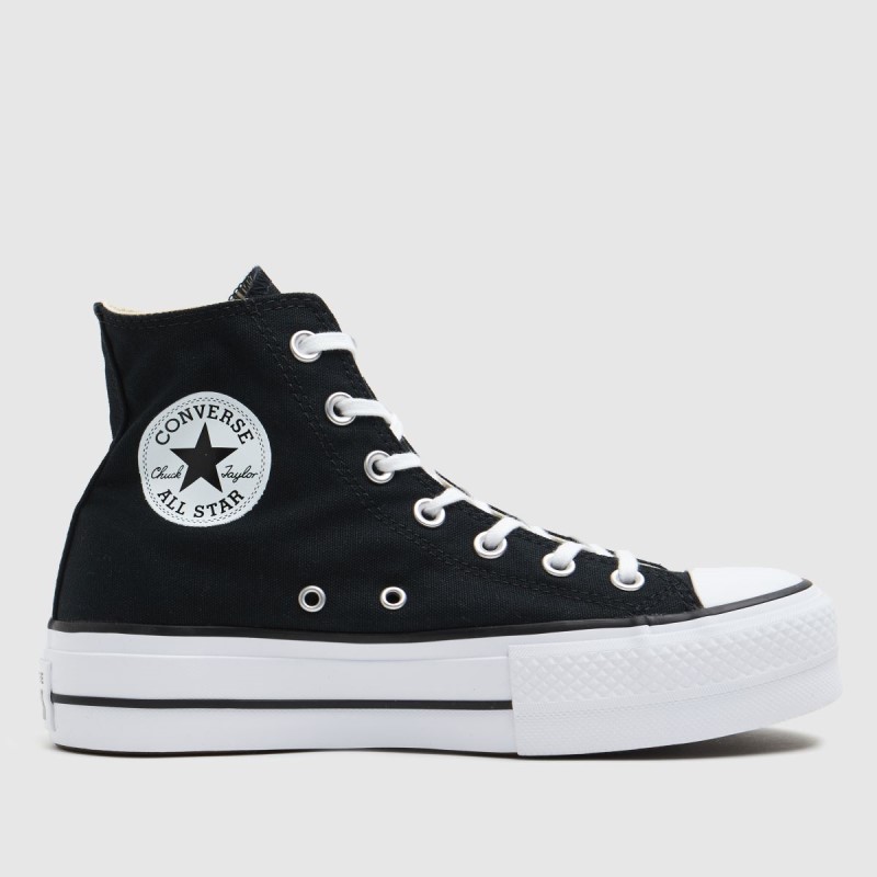Black Dr.Martens NZ Converse Chuck Taylor All Star Lift Hi Trainers