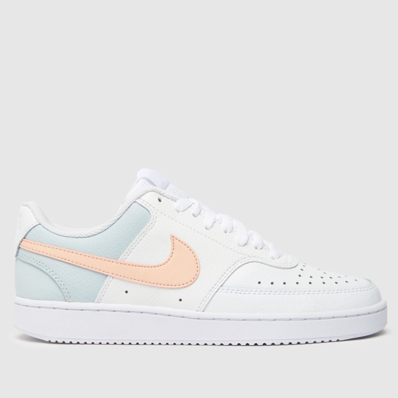 Nike Court Vision Low Trainers Dr.Martens NZ White-Pink