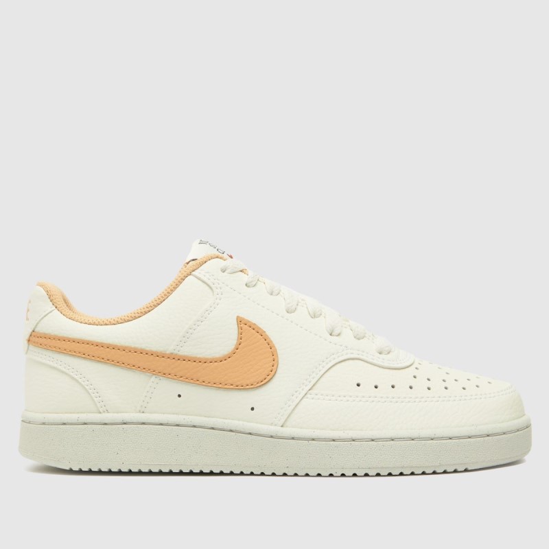 Dr.Martens NZ White-Orange Nike Court Vision Next Nature Trainers
