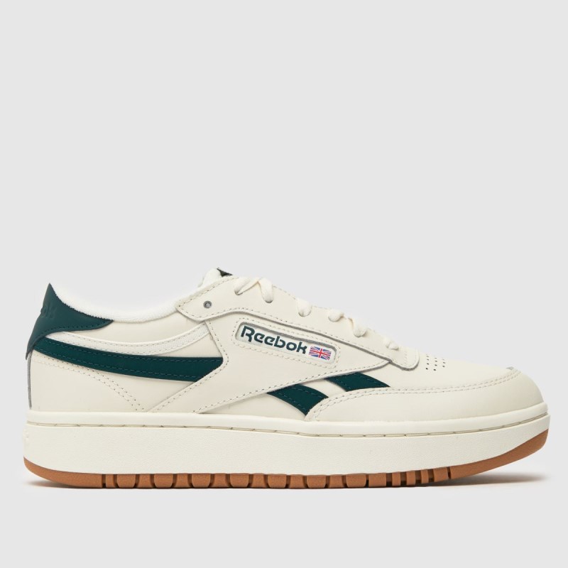 Dr.Martens NZ White-Green Reebok Club C Double Trainers
