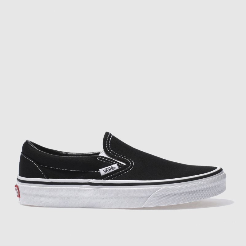 Dr.Martens NZ Vans Classic Slip Vi Trainers Black-White