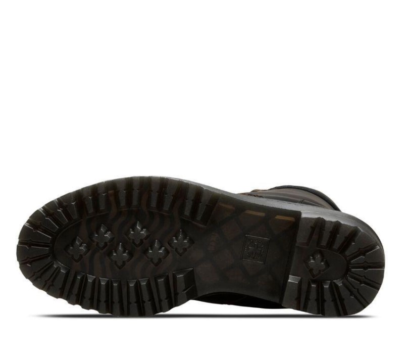 Leona Vintage Heeled Boot Black Vintage Smooth Dr.Martens NZ