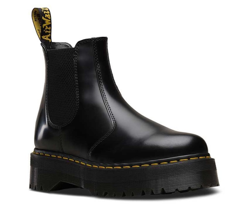 Dr.Martens NZ Black Polished Smooth 2976 Quad