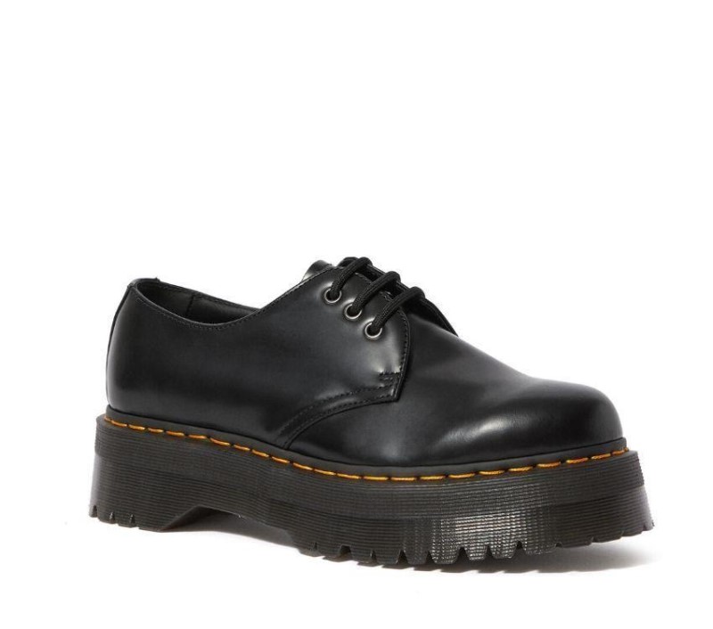 Dr.Martens NZ Black Polished Smooth 1461 Quad Polished Smooth