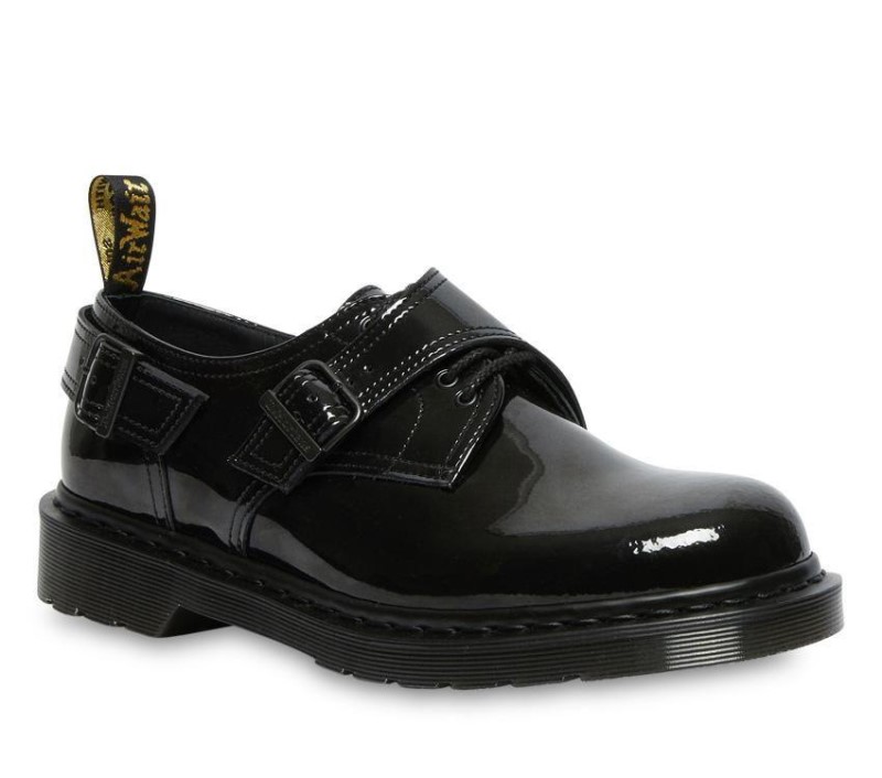 Black Patent Lamper Dr.Martens NZ Varley Db Shoe