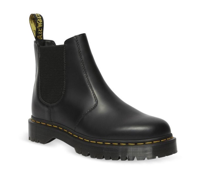 Black Smooth Dr.Martens NZ 2976 Bex Chelsea Boot