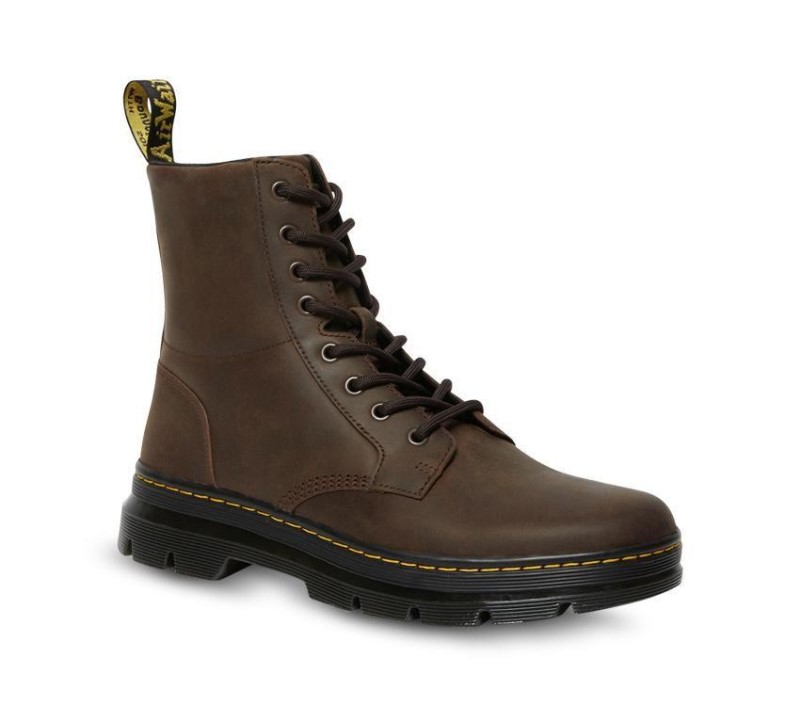 Dark Brown Crazy Horse Dr.Martens NZ Combs Crazy Horse Boot
