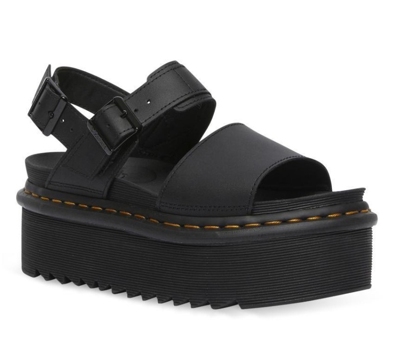 Dr.Martens NZ Voss Quad Sandal Black Hydro