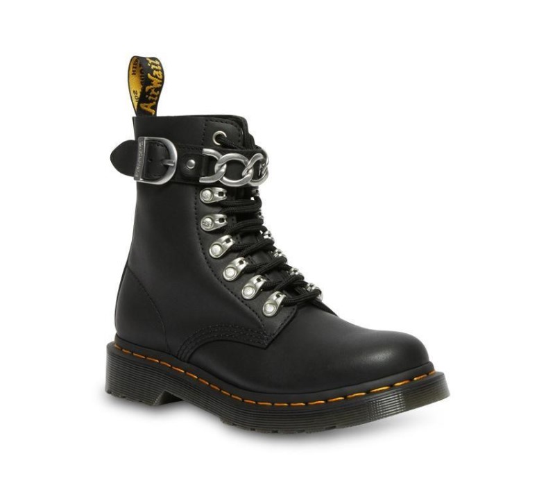 1460 Pascal Chain Dr.Martens NZ Black Sendal