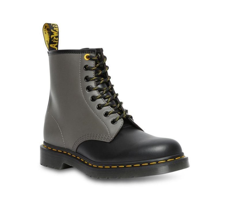 Black/Charcoal Smooth 1460 Smooth Clash Dr.Martens NZ