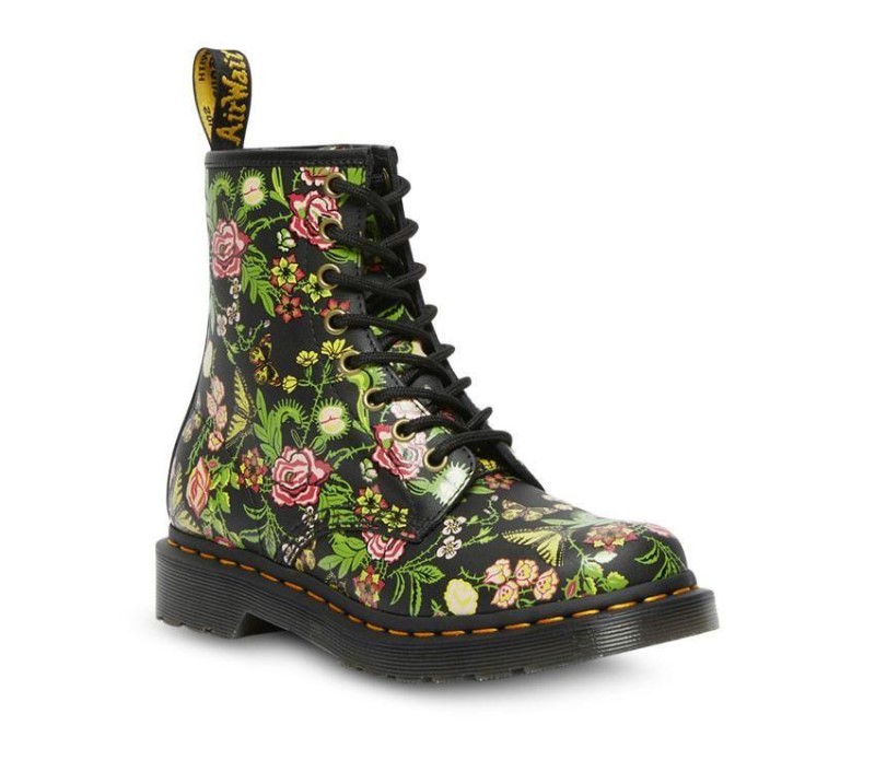 Bloom (Black Base) 1460 Floral Bloom Dr.Martens NZ