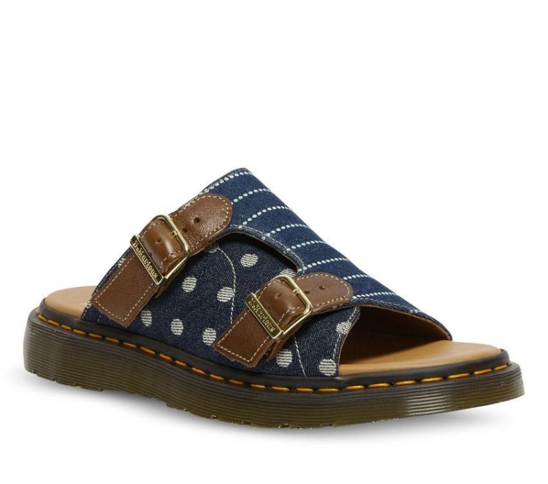 Dark Blue/Ecru/Dark Blue/Ecru-Bronze Brown Dr.Martens NZ Made In England Dayne